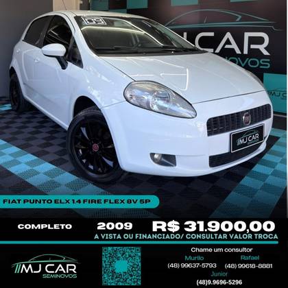 FIAT PUNTO 1.4 ELX 8V FLEX 4P MANUAL FIAT PUNTO 1.4 ELX 8V FLEX 4P MANUAL